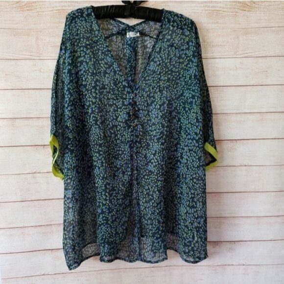 New Free People Intimately Sleepin In Sheer Shirt/Swim Cover Up - Picture 6 of 15